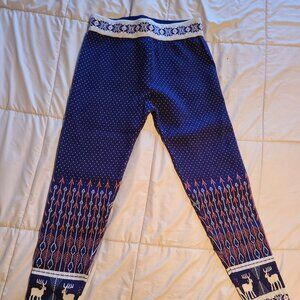 Free People wintry leggings